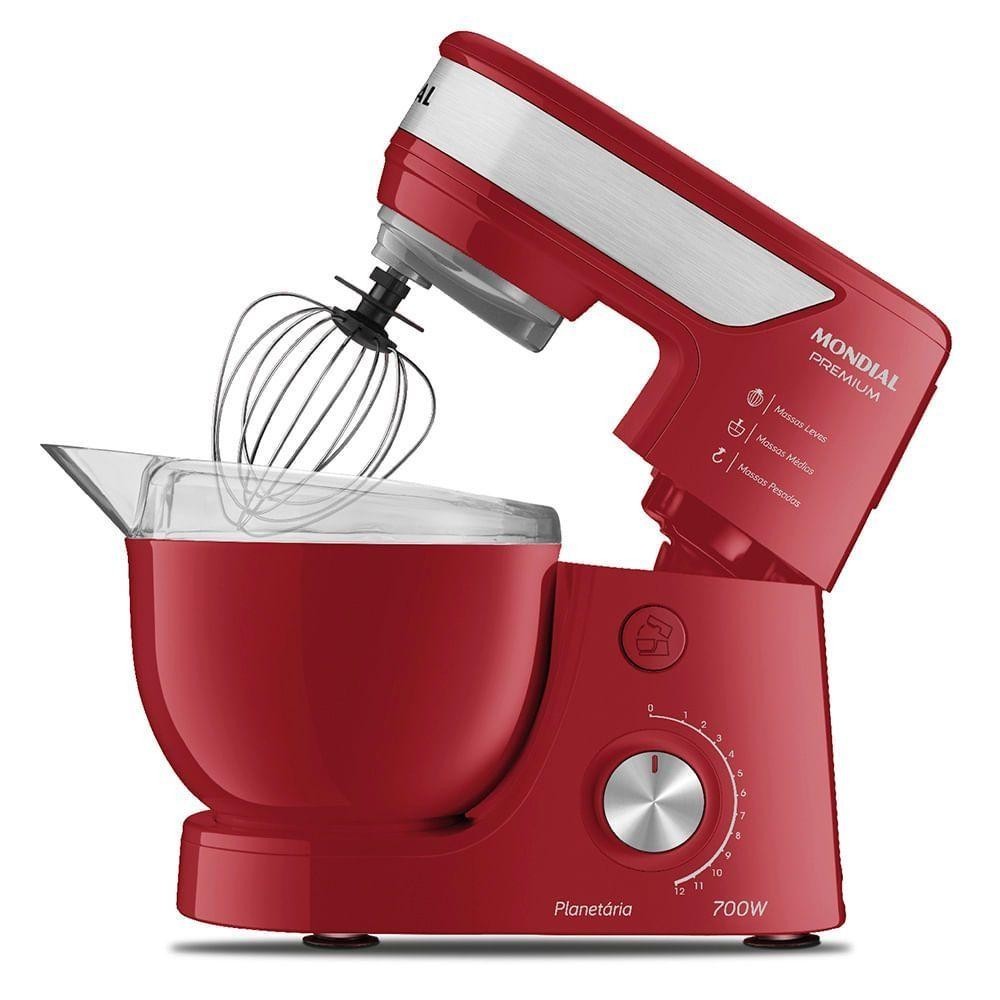 Batedeira Planetária Mondial Premium Bp-01p-r Batedeira — Eletroportáteis