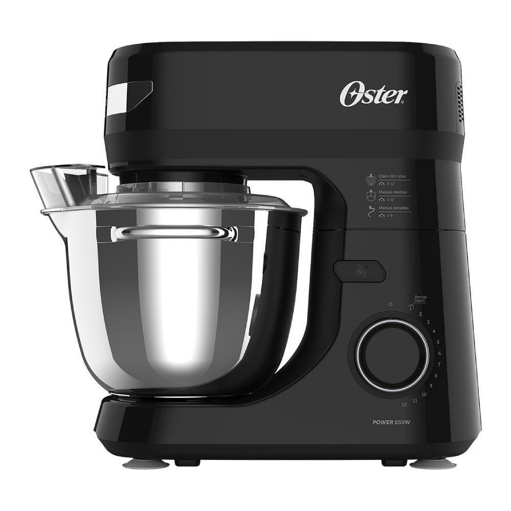 Batedeira Planetária Oster Preto Inox 4L 850w 127v — Eletroportáteis
