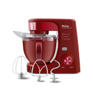 Batedeira Planetária Philco 4,5L Vermelha 700W PHP500V