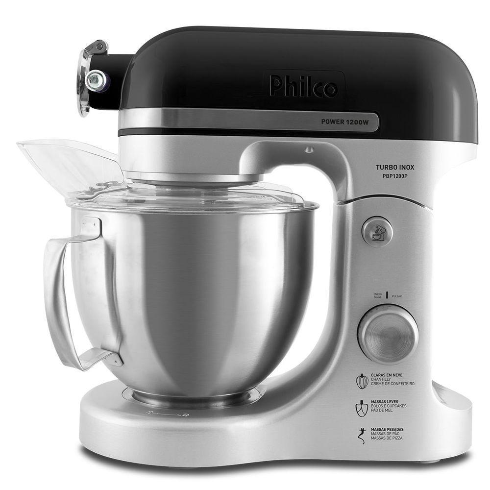 Batedeira Planetária Philco PBP1200P 5L 1200W 8 Velocidades Preto 220V — Eletroportáteis