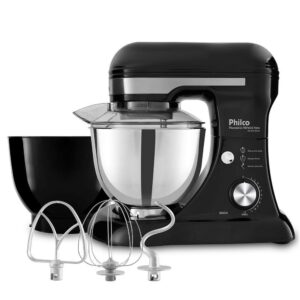 Batedeira Planetária Philco PBP600P Turbo Inox Double Bowl 600W 110V