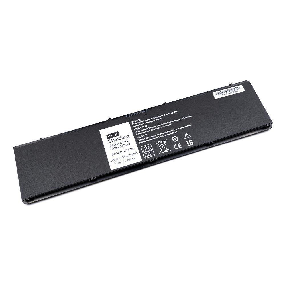Bateria para notebook compatível com Dell Part Number 34GKR 4500mAh