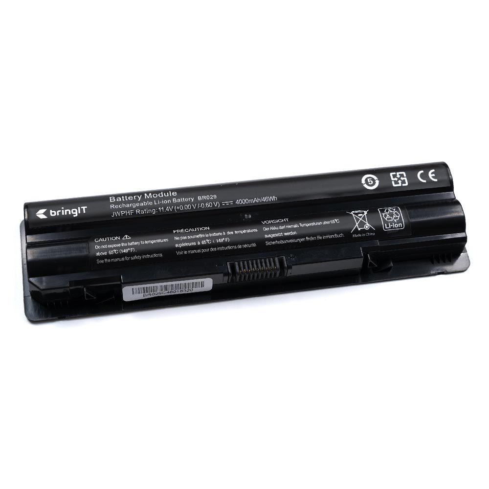 Bateria para notebook compatível com Dell Xps 4000mAh