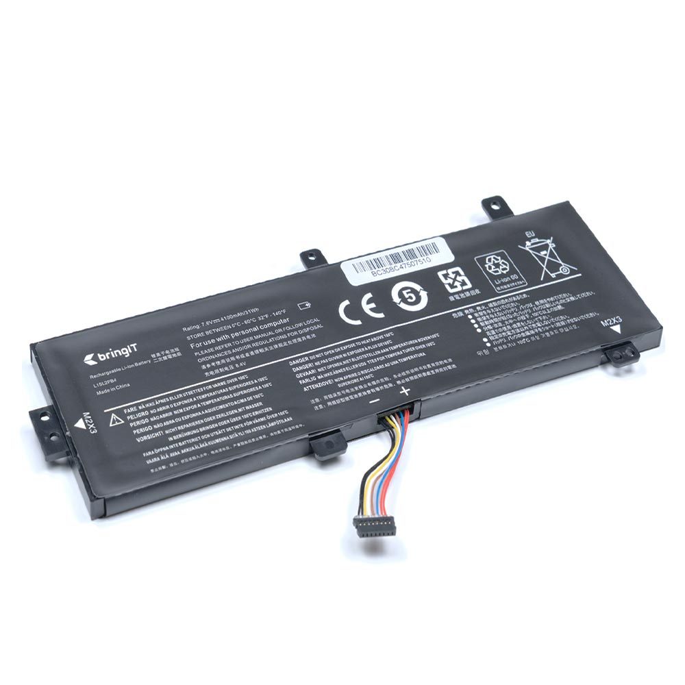 Bateria para notebook compatível com Lenovo Part Number L15L2PB4