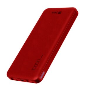 Bateria Portátil 1Hora Gar094r Power Bank 10mAh Vermelha
