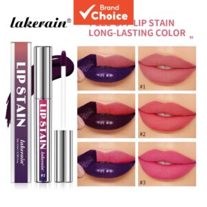 Batom De Tatuagem Lakerain Peel Off Lip Stain-3 Cores Escolha Oficial