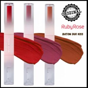 Batom Duo Kiss LipsTick Ruby Rose