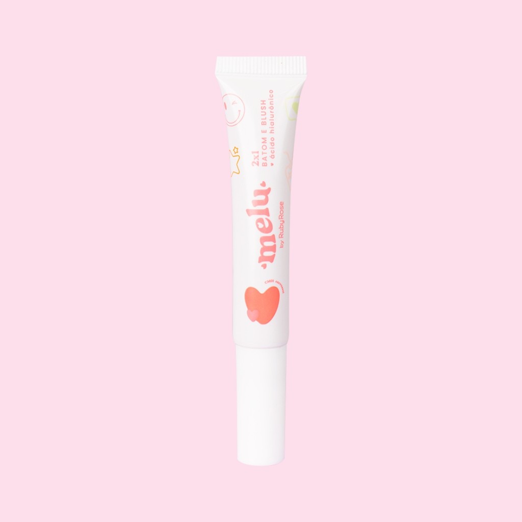 Batom E Blush 2x1 Melu