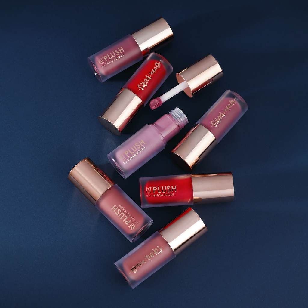 Batom e Blush BT Plush Bruna Tavares — Maquiagem