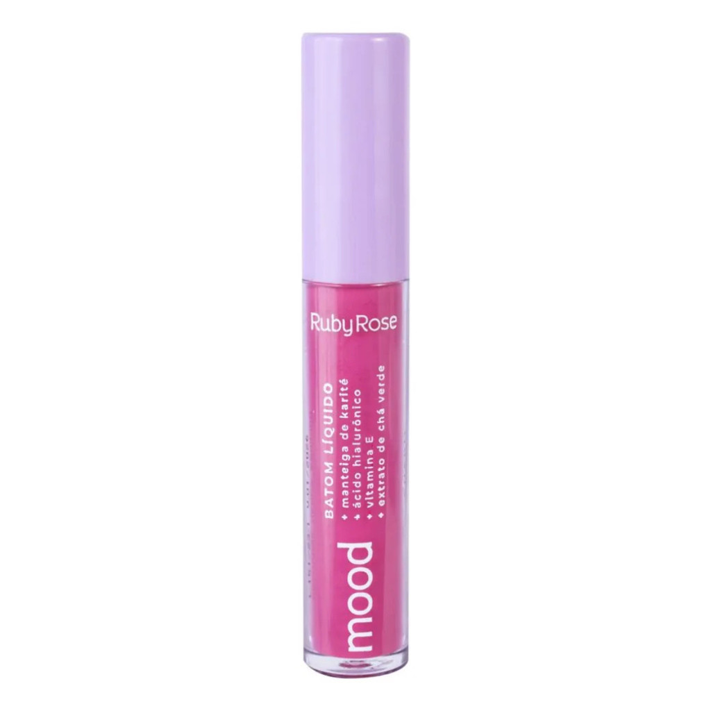 Batom Labial Liquido Mood HB566S5 3,2ML Charm Ruby Rose — Maquiagem