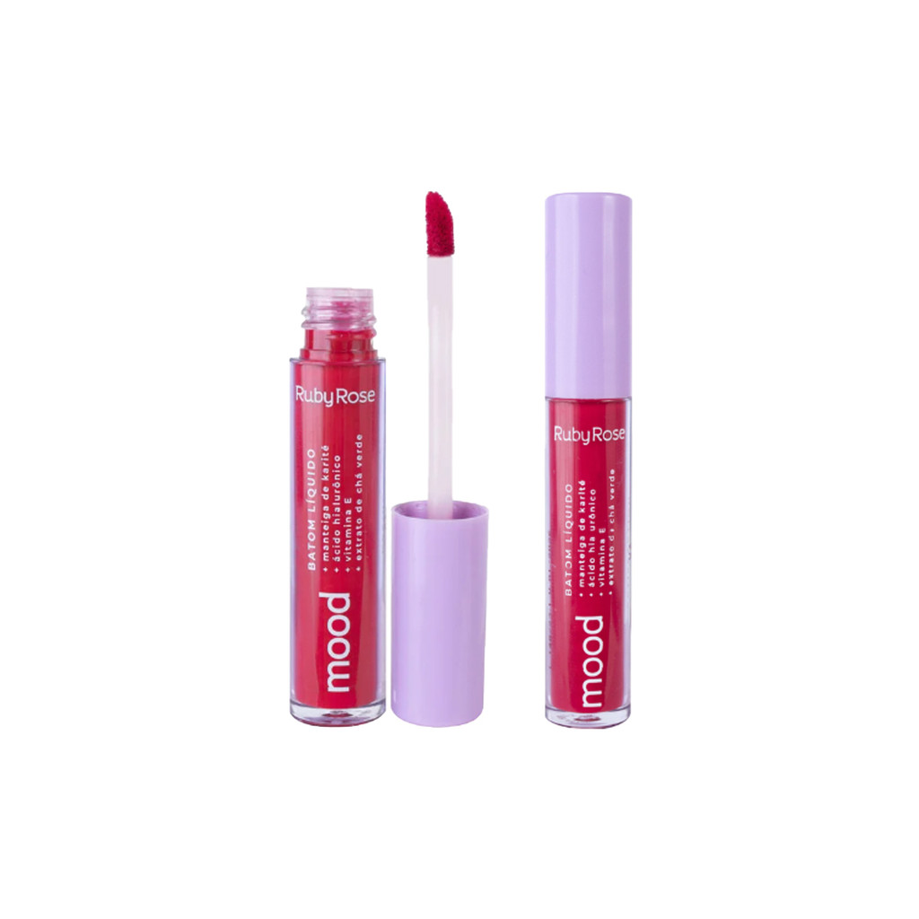 Batom Liquido Ruby Rose Mood Hb566S — Maquiagem