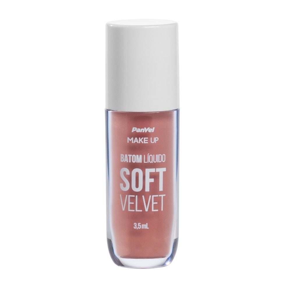 Batom Líquido Soft Velvet Rosa Poderoso Panvel Make Up 3,5ml — Maquiagem
