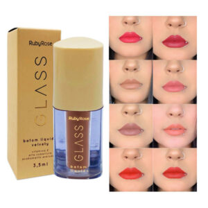 Batom Liquido Velvety Ruby Rose Glass