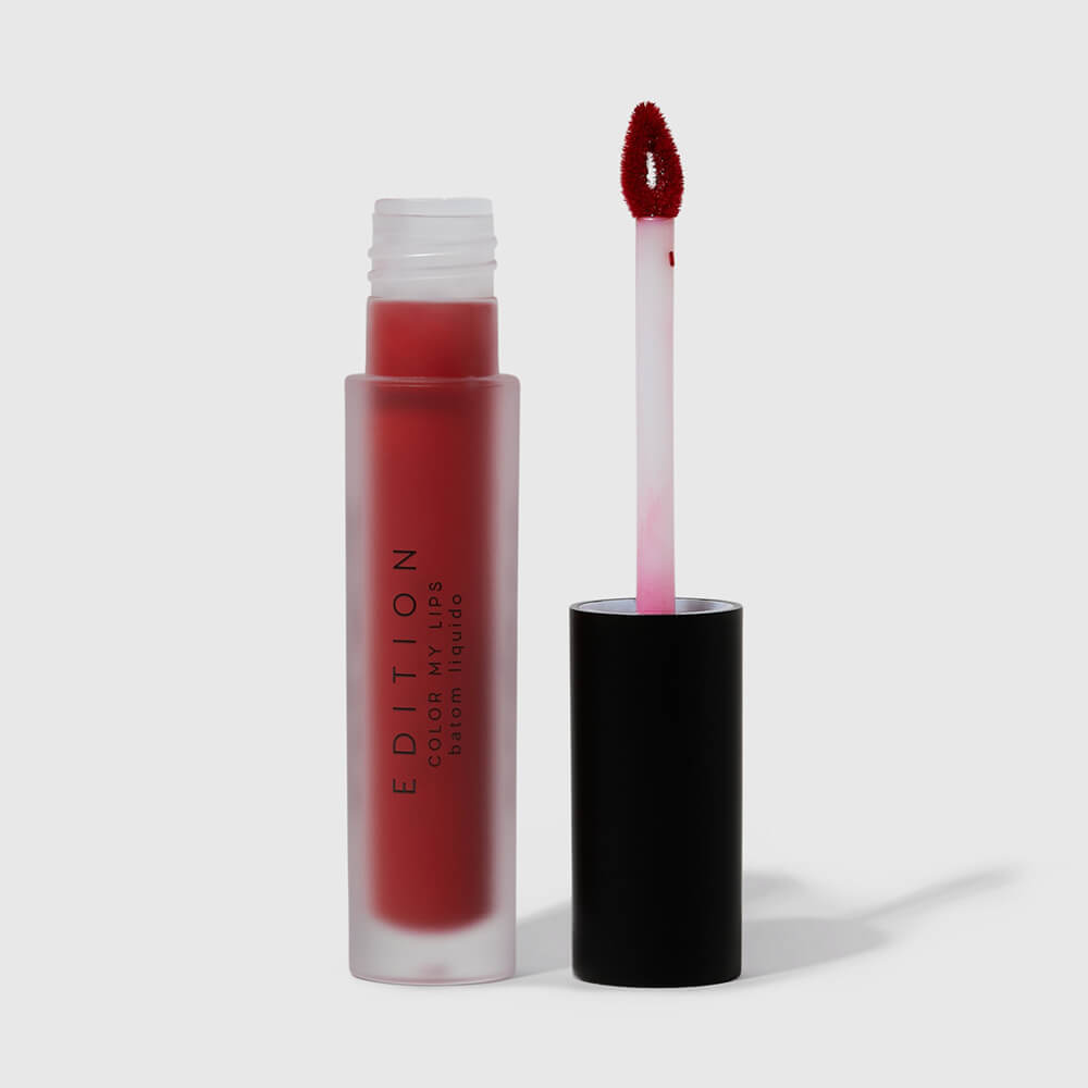 Batom Líquido Vermelho Matte Color My Lips Real Deal Océane Edition 4g