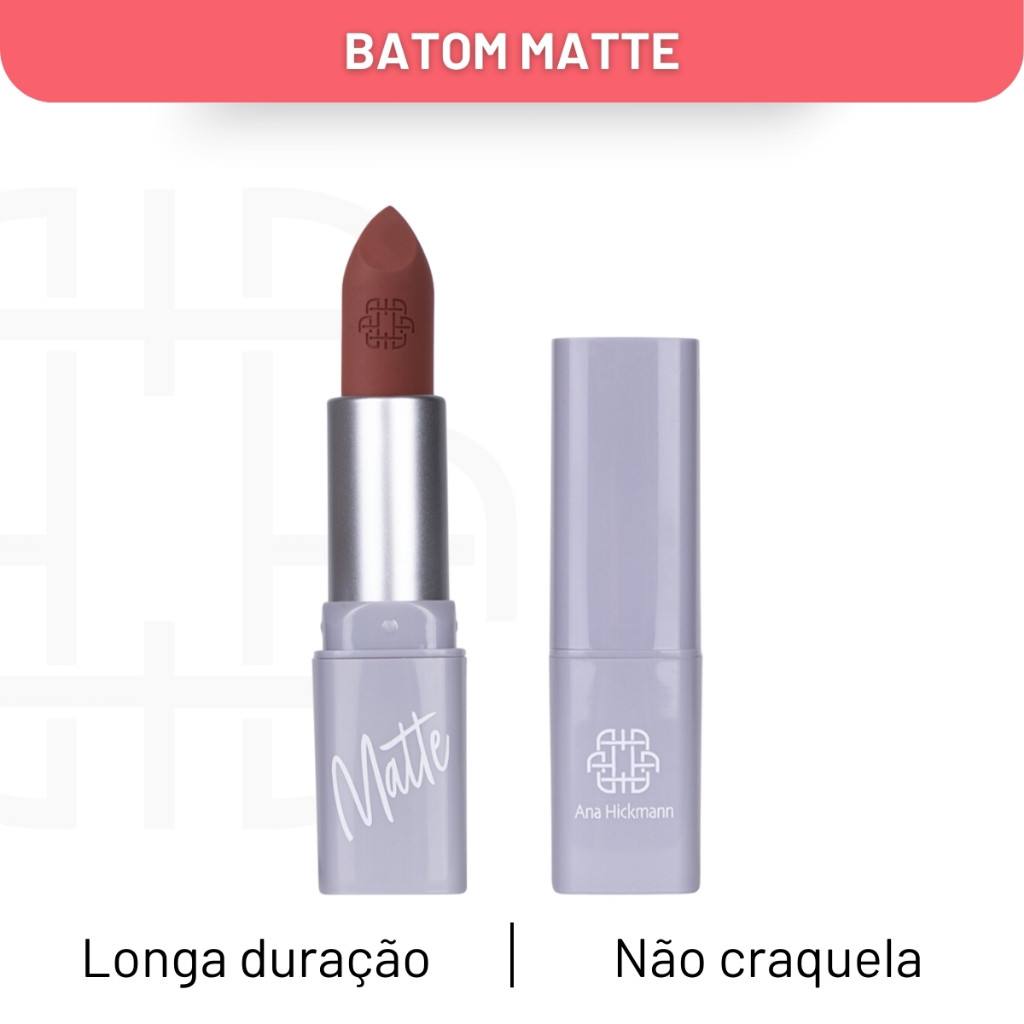 Batom Matte Jaque Lipstick Longa Duração Ana Hickmann — Maquiagem
