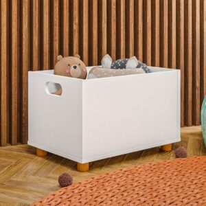 Baú de Brinquedos Branco 15310 Olivar Móveis