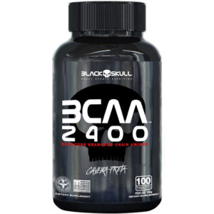 Bcaa 2400 Aminoácidos 100 Tablets Black Skull
