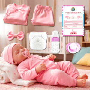 Bebê Boneca Reborn Livia Siliconada Realista Pode dar Banho em