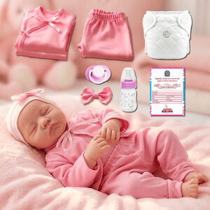 Bebê Reborn Boneca Realista Recém-Nascida 100% Siliconada Pode dar — Brinquedos