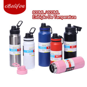 Belifou Garrafa Térmica Com Isolamento Térmico De Grande Capacidade