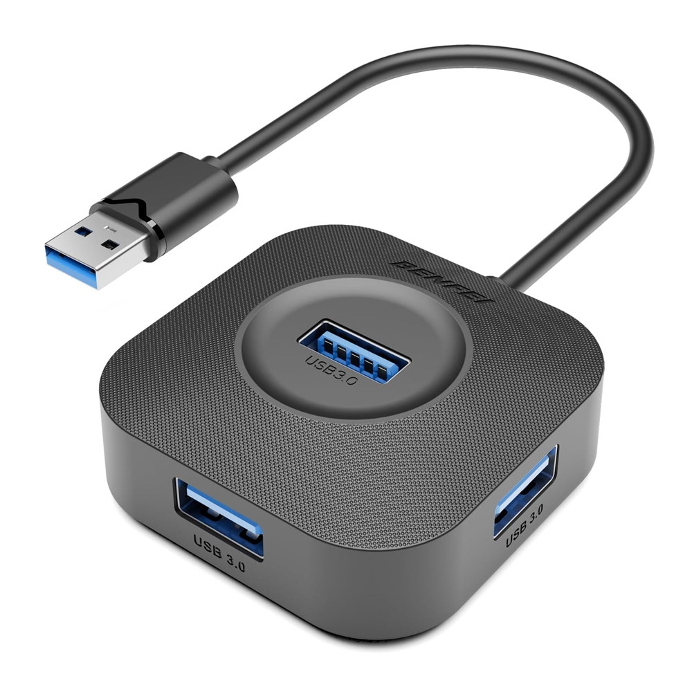 Benfei Hub USB 3.0 4 Portas USB A Ultra Compacto Divisor — Informática