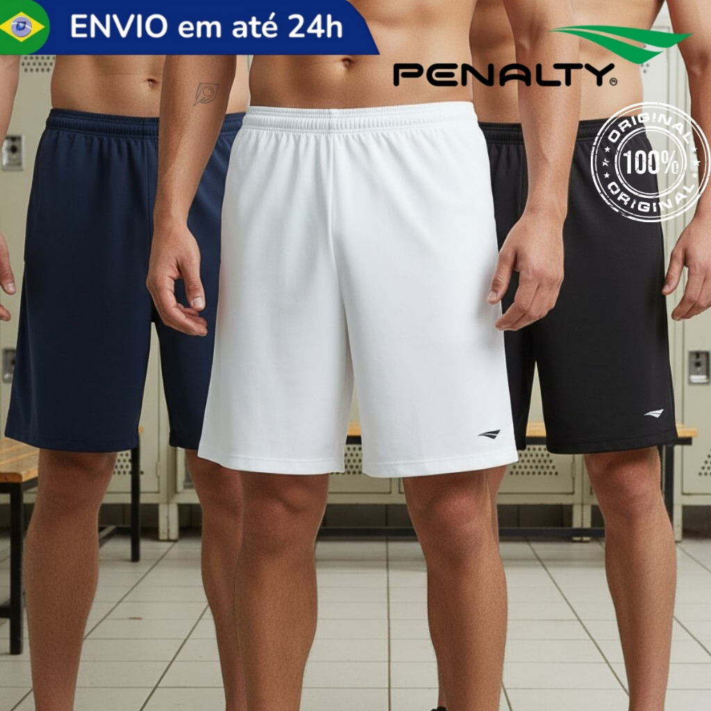 Bermuda Calção Short Penalty Esporte Academia Tecido Dry One