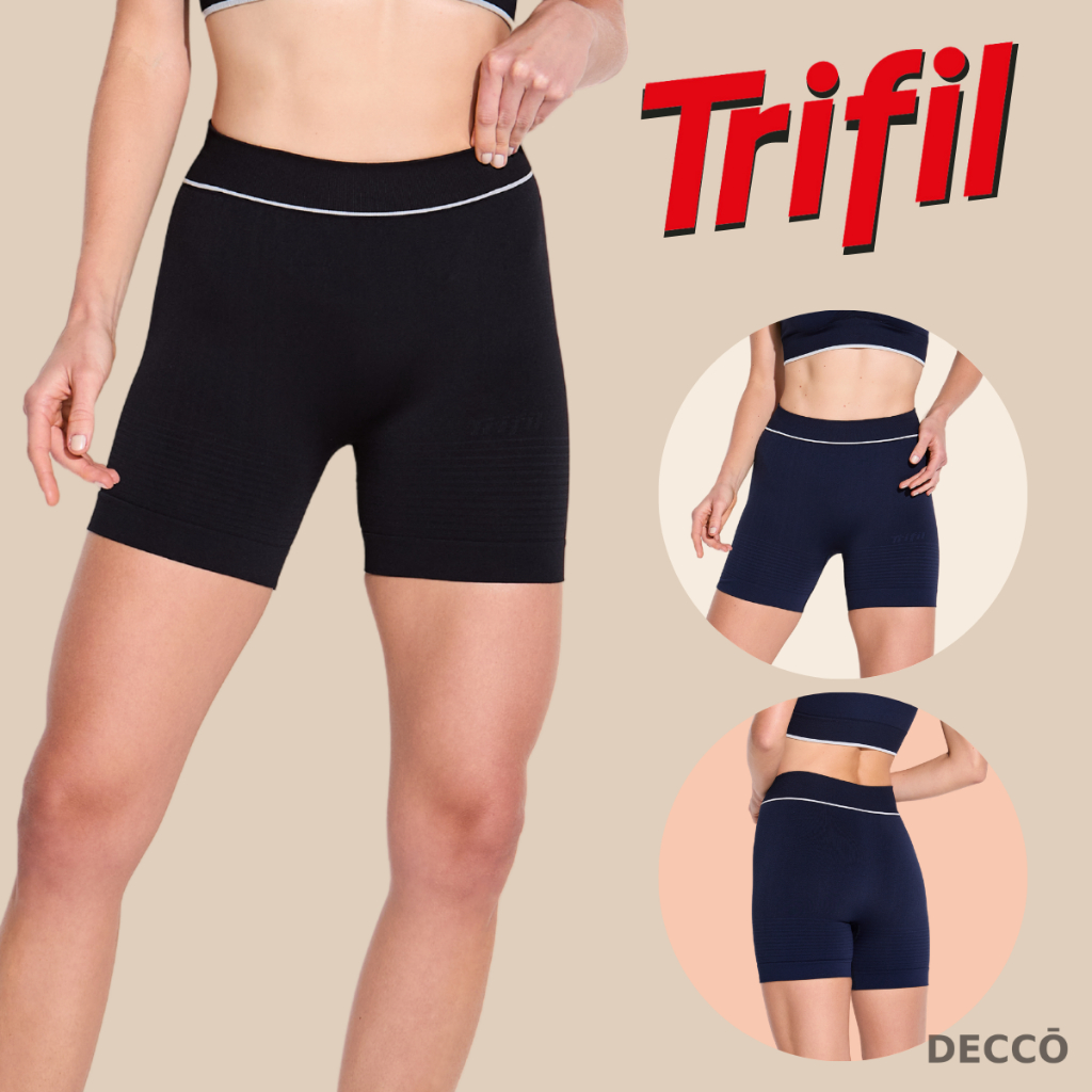 Bermuda Trifil Feminina Sem Costura Fitness para Academia Esportivo