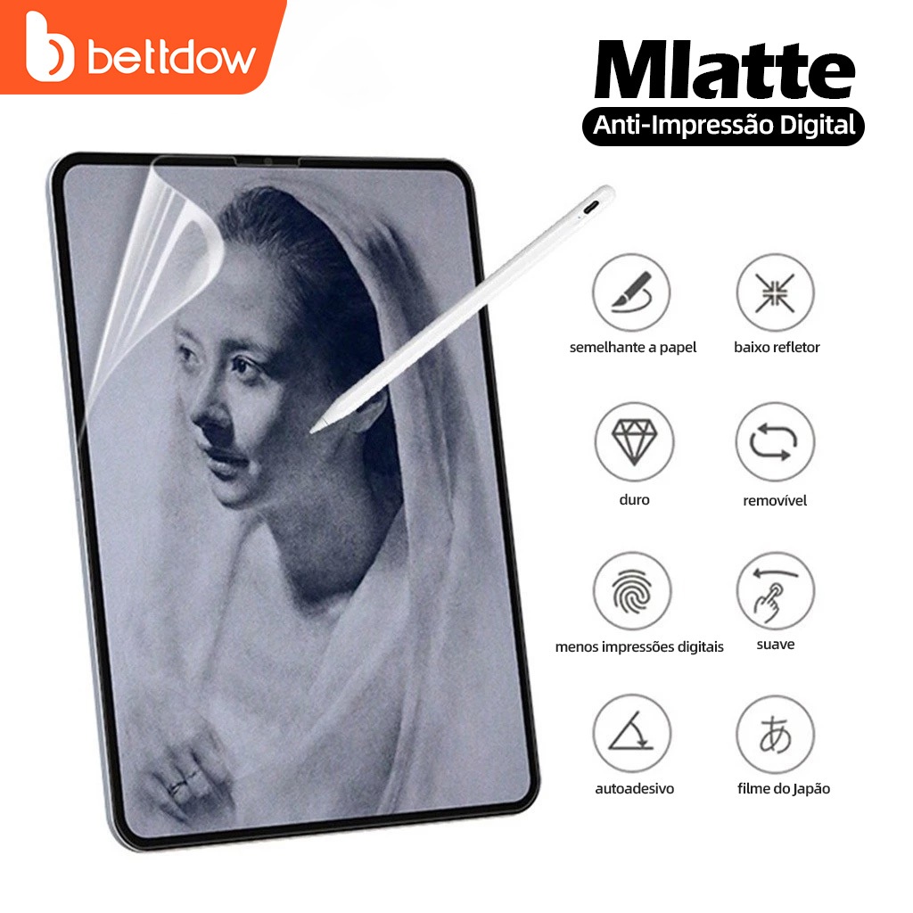 Bettdow Protetor de ecrã para tablet adequado para iPad Pro 11 12,9 — Informática