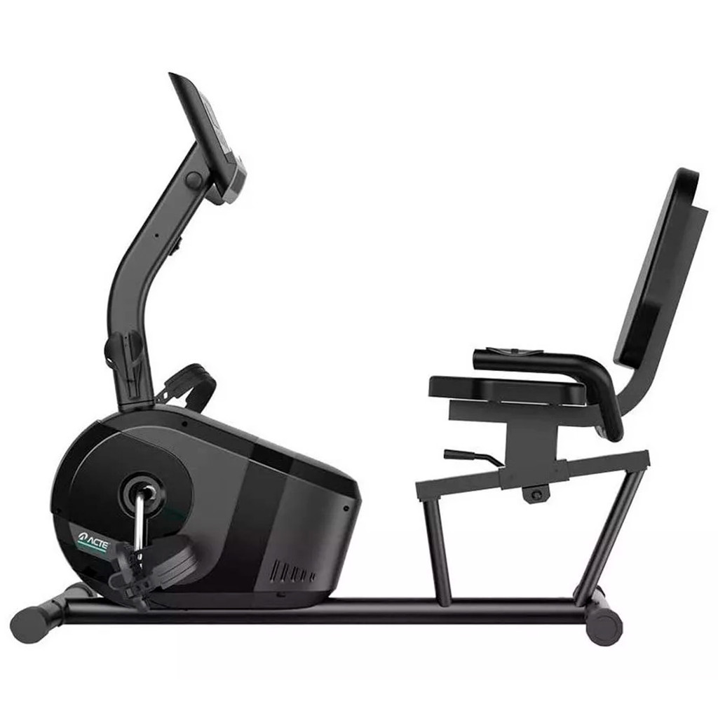 Bicicleta Ergométrica Horizontal 8 Níveis Resistência Estrutura Aço — Informática