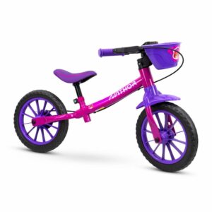 Bicicleta Infantil Aro 12 Balance Equilíbrio Nathor