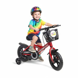 Bicicleta Infantil Aro 12 com Rodinhas Removíveis Cesto Banco