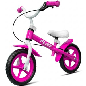 Bicicleta Infantil Aro 12 Flay Balance Menina 2, 3, 4 Anos Bike