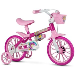 Bicicleta Infantil Aro 12 Freio Tambor 1 Marcha Cestinha Nathor C