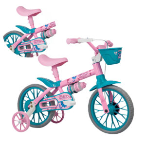 Bicicleta Infantil Aro 12 Nathor Charm Rosa Menina Anos