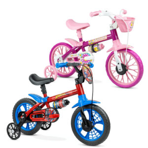 Bicicleta Infantil Aro 12 Nathor Modelos Feminino e Masculino c