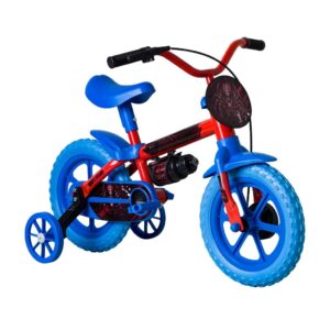 Bicicleta Infantil Aro 12 Rodinhas de Apoio Cestinha Rodinha Quadro