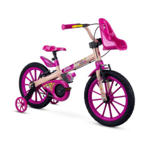 Bicicleta Infantil Aro 16 Barbie 2 Nathor 108021060001