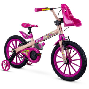 Bicicleta Infantil Aro 16 Freio V-Brake1 Marcha Cestinha ou Placa