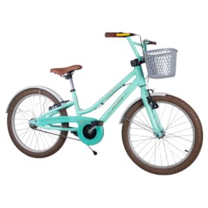 Bicicleta Infantil Aro 20 Mini Antonella Verde Acqua Nathor