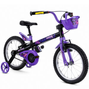 Bicicleta Infantil Aro16 Butterfly Freio Tambor 1 Marcha Cestinha
