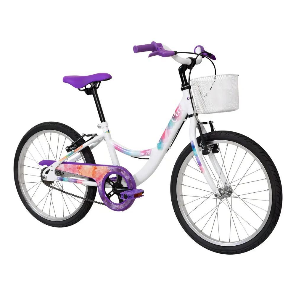 Bicicleta Infantil Caloi Ceci Aro 20 Com Rodinhas Laterais e Cestinha