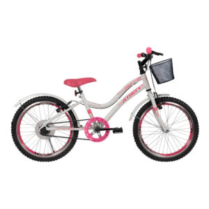 Bicicleta Infantil Feminina Athor Mist Aro 20 Com Cestinha