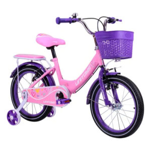 Bicicleta Infantil Love Rosa Aro 16 Com Cesta Unitoys