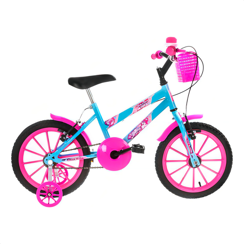 Bicicleta Infantil Menino Meninas Bike Aro 16 Com Rodinhas Ultra — Brinquedos