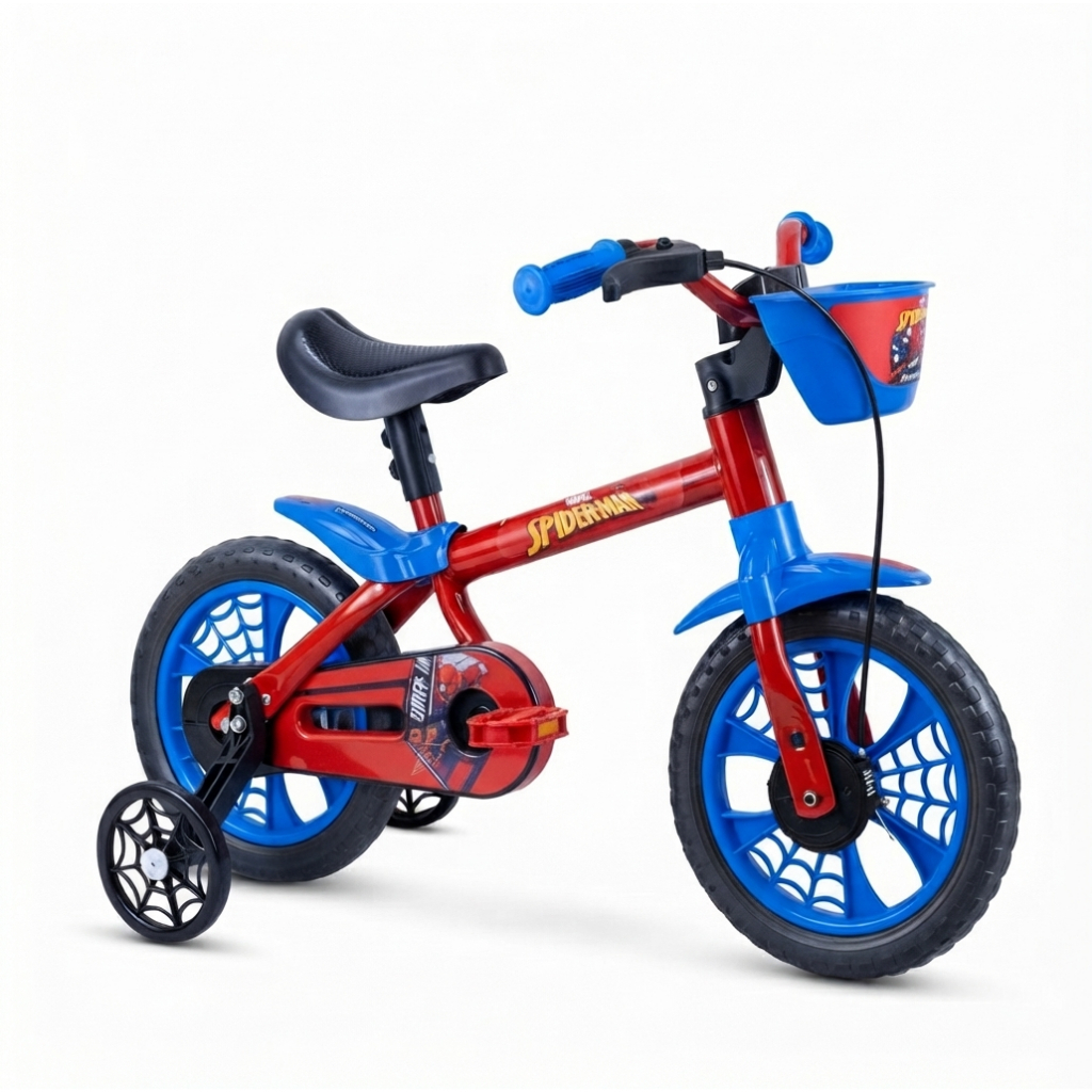 Bicicleta Infantil Nathor Aro 12 Com Rodinhas Crianças DE 2 A 5 Anos