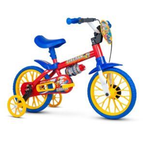 Bicicleta Infantil Nathor Aro 12 Menino e Menina com Rodinha e