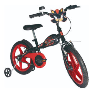 Bicicleta Infantil Para Meninos Shadow Sonic Aro 16 Com Rodinhas