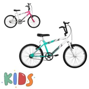 Bicicleta Infantil Ultra Bikes Bicolor Aro 20 Freios V-Brake Indicado