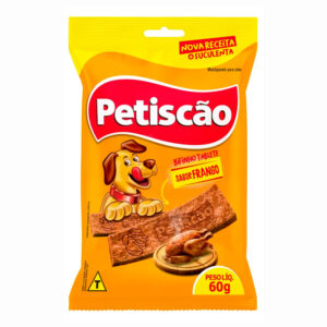 Bifinho Mastigável Petiscão Tablete Para Cães Frango 60g