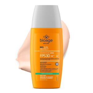 Bioage Protetor Solar Facial Fluido Ultramate Bege Claro 45ml